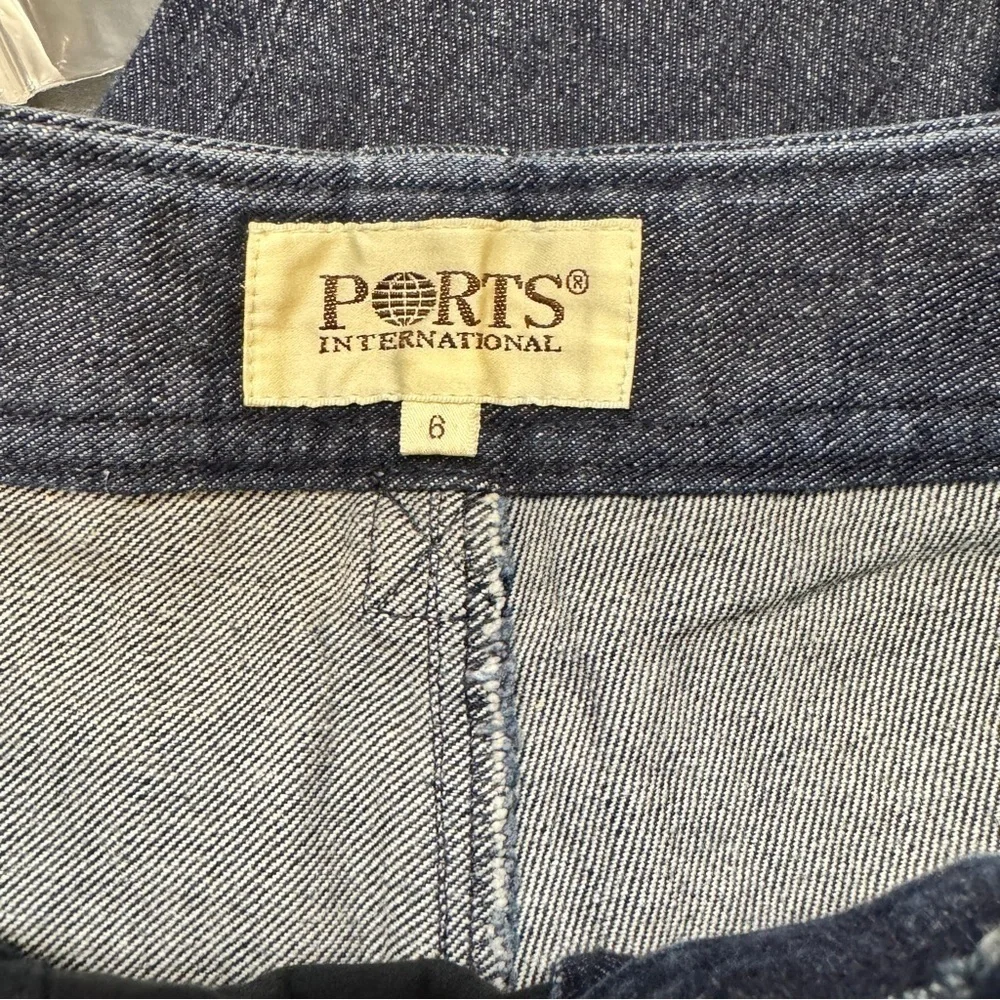 Ports 1961 Straight Leg Dark Wash Denim Trousers Jeans size 6